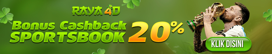 Bonus Cashback Sportsbook 20% Raya4D